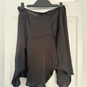 Free People Asymmetrical Black Skirt